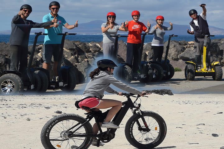 Combo Electric Bike + Segway Tour image