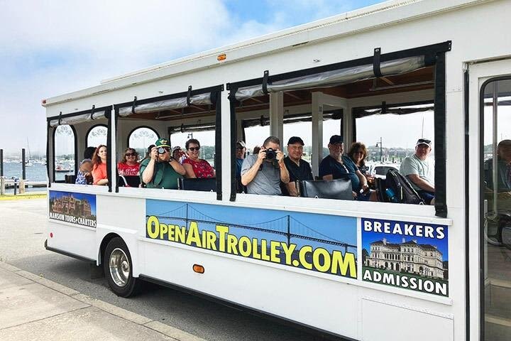 Newport Open Air Trolley Tour with Mansion Admission image