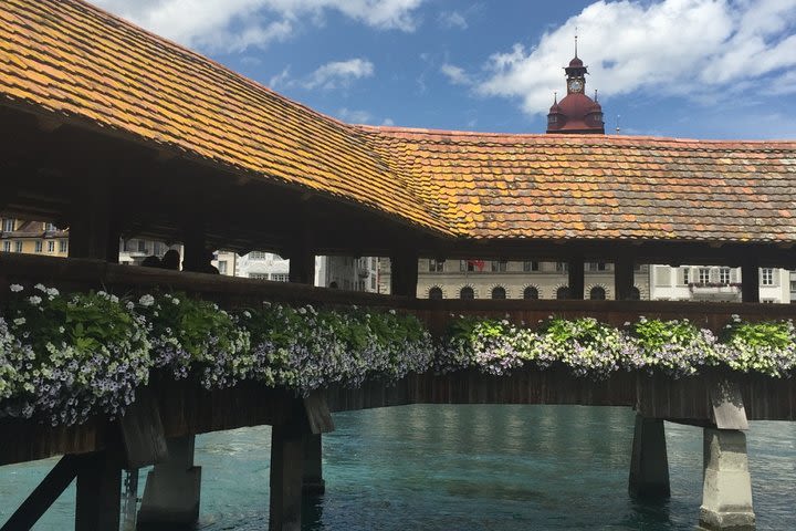 The three wooden bridges of Lucerne - a private tour with Pearls of Switzerland  image