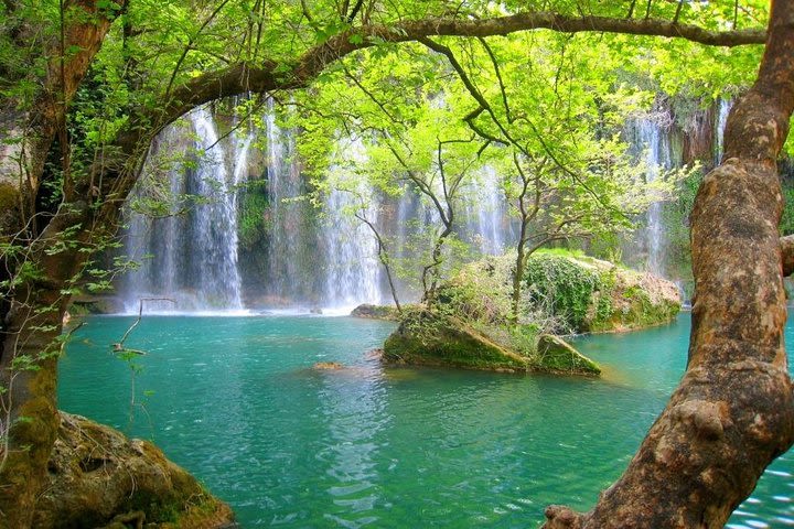 antalya city tour with düden waterfall karpuzkaldıran waterfall and boat ride image