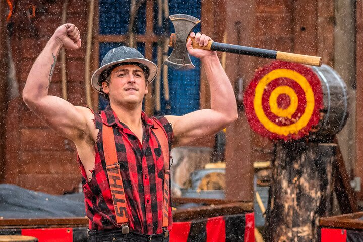 Lumberjack Show and Axe Throw Challenge image