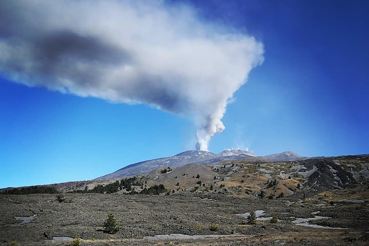 Catania: Etna Winter Sunset Jeep Tour with Lunch image