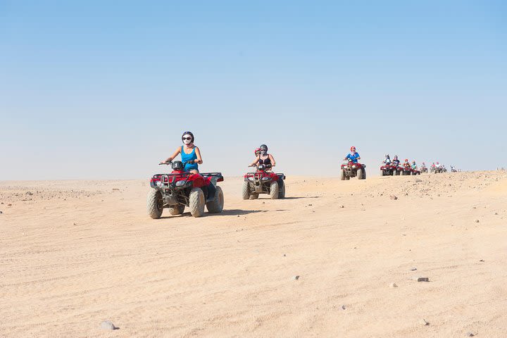 3 Hours Quad Drive Sunset Safari & Camel Ride With Transfer - Hurghada image