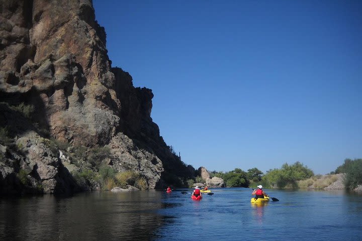 Canyon & Cliffside Kayaking on Saguaro Lake  image