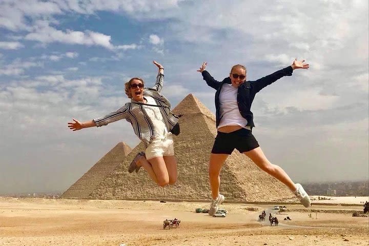 Half Day Tour To Giza Pyramids, Great Sphinx, Camel Ride & authentic lunch image