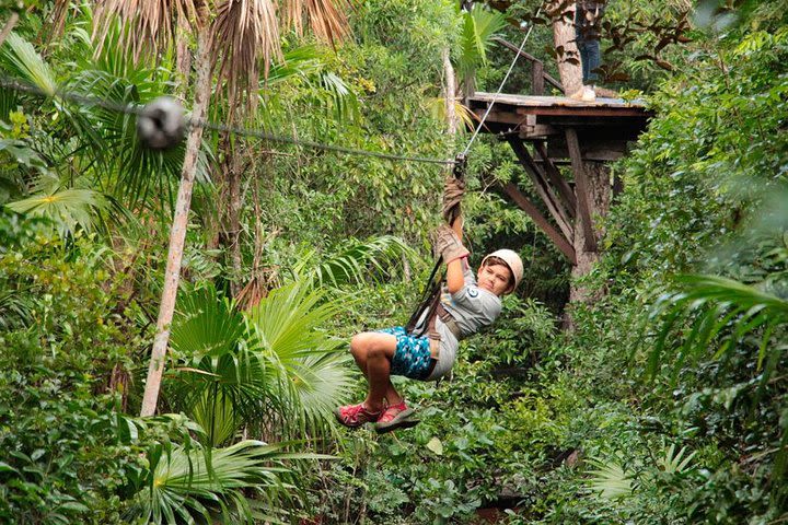 Adrenaline rush with ATV's (Shared) Zipline and Cenote in Riviera Maya  image