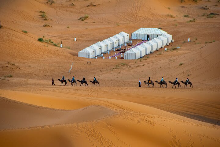 Trip into the Merzouga desert from Errachidia 1 Night Luxury Camp, No Extra Fee. image