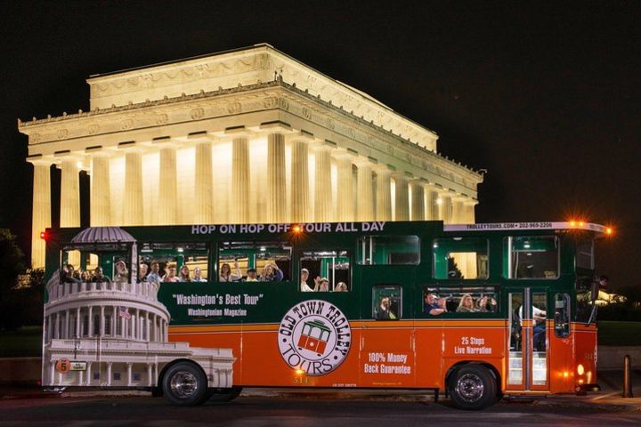 Washington DC Monuments by Moonlight Tour by Trolley image