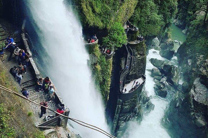 Baños de Agua Santa - Pailon del Diablo, Tree House and Night Tours 1 Day image