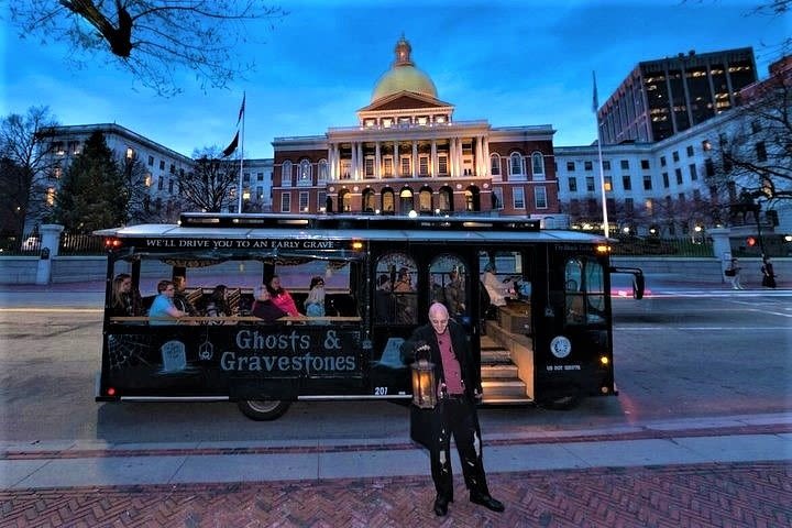 Boston Ghosts & Gravestones Night-Time Trolley Tour image