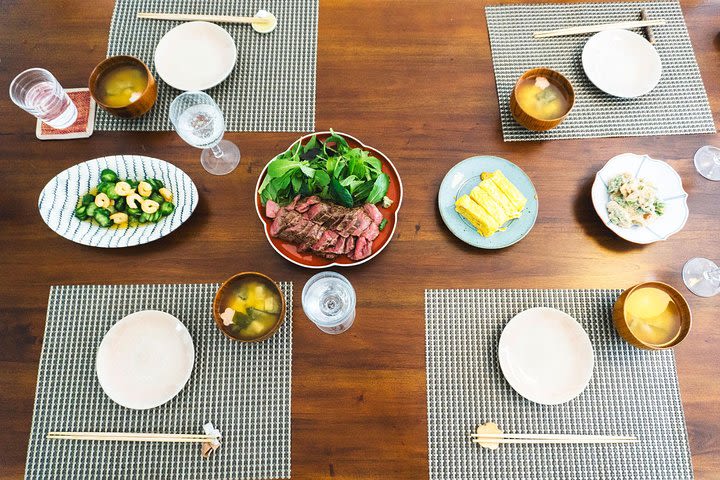 Japanese In-Home Cooking Lesson and Meal with a Culinary Expert in Osaka image