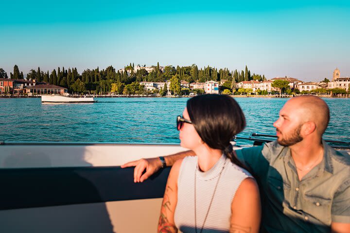 Lake Garda Sunset Cruise from Sirmione with Prosecco and fresh fruits image