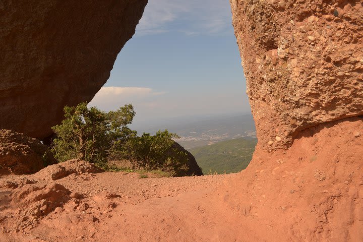 Hiking In Montserrat,near Barcelona image