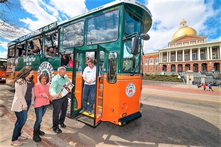 Boston Hop-On Hop-Off Trolley Tour with 15 Stops image