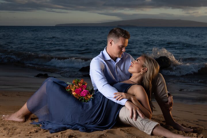 Private Engagement Photo Shoot at Ulua Beach image