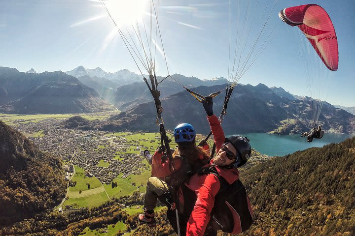 Tandem Paragliding Experience with Transport from Interlaken image