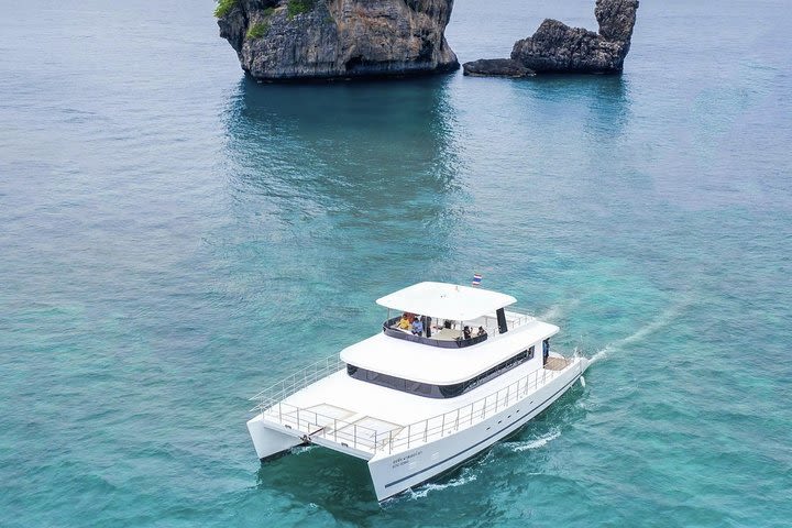 Luxury Sunset Cruise at Krabi's Coastlin with Power Catamaran image