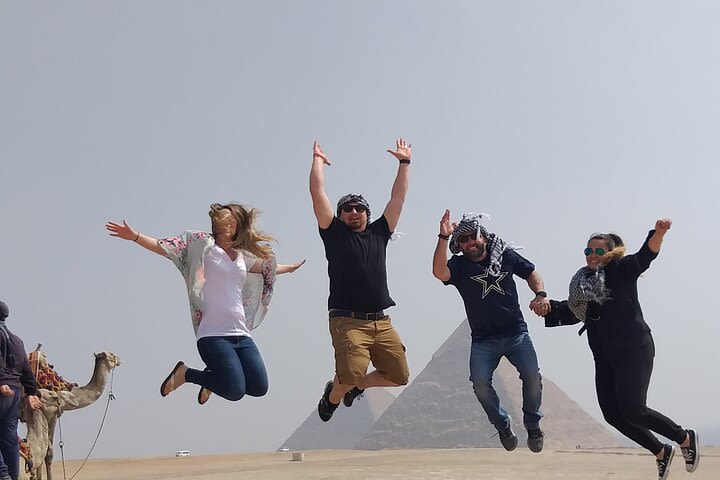 Private Tour to Pyramids of Giza Plateau in 4 Hours with Lunch and Camel ride image