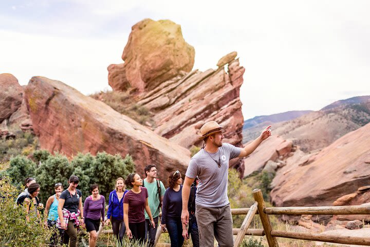 The Foothills Of The Rocky Mountains & Red Rocks From Denver image