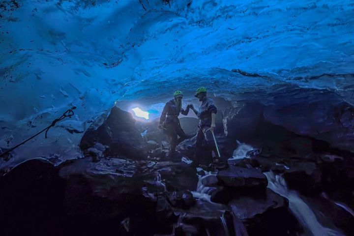 Sólheimajökull Glacier Hike with Ice Cave Exploration image