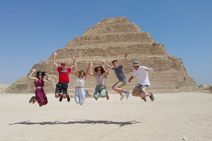 Cairo : Great Pyramids Road Tour to Giza Pyramids ,Sakkara , Memphis and Dahshur image