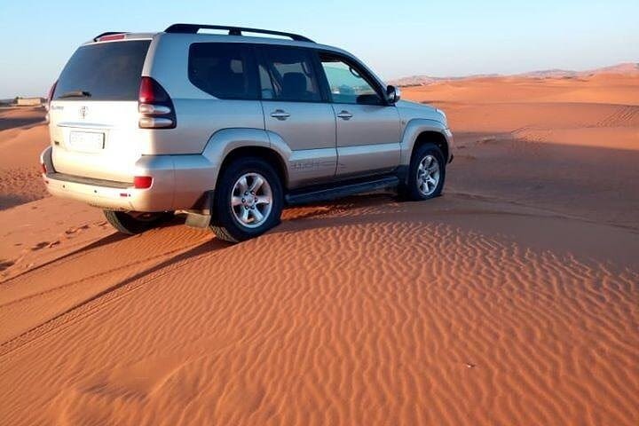 Desert Sunrise By 4x4 In Erg Chebbi Dunes, No Extra Fee. image