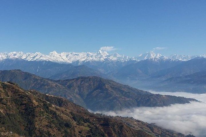 Nagarkot Sunrise Day Tour view of Himalayan Range with Hotel Pickup image