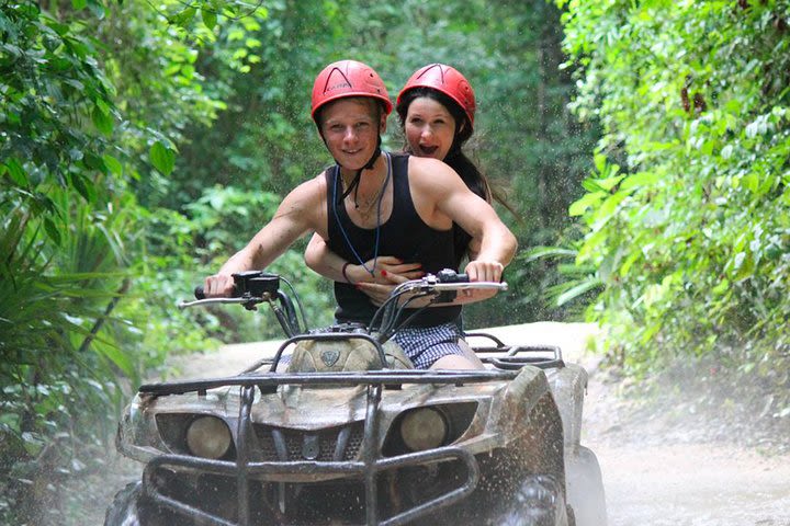 Mayan Jungle Adventure, ATV, Cenote & Ziplines! (ATV shared) image