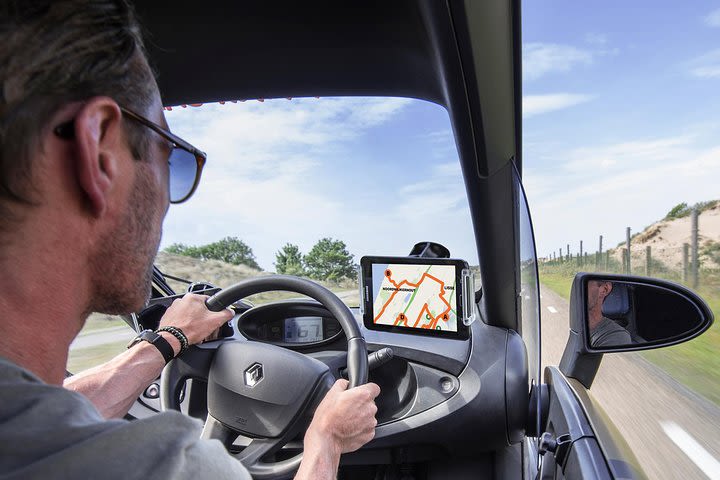 Drive it yourself electric Dahlia Flower Fields GPS audio tour image