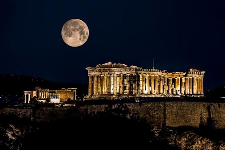 Athens By Night Driving Tour (Historical highlights) , and Dinner image