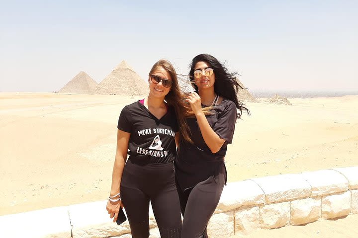 8Hour Private Tour:Giza Pyramids,Sphinx,Egyptian Museum With Lunch,Camel Ride image