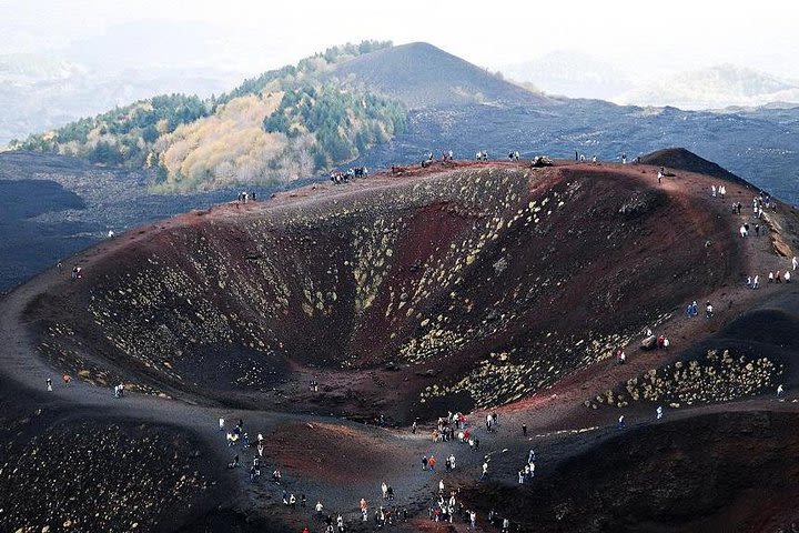 From Volcano to Sea: Private Tour of Etna and Taormina Boat Tour with tasting image