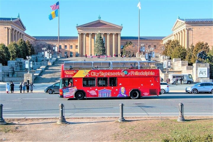 Philadelphia Double Decker Sightseeing Tour & Campo's Cheesesteak Combo image