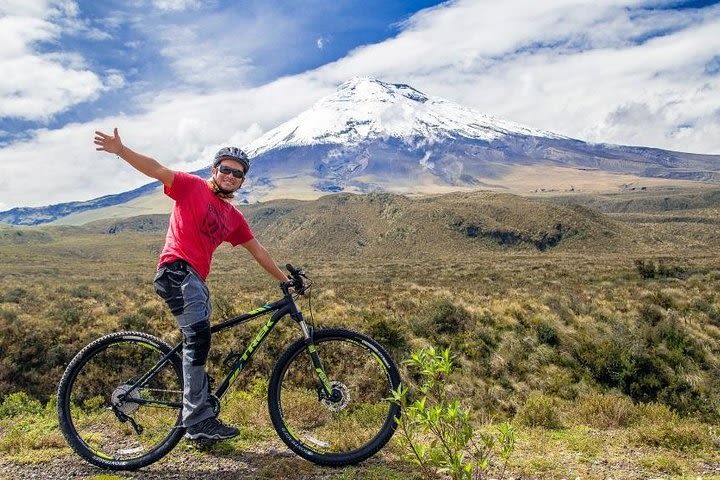 Biking around the Cotopaxi Volcano image
