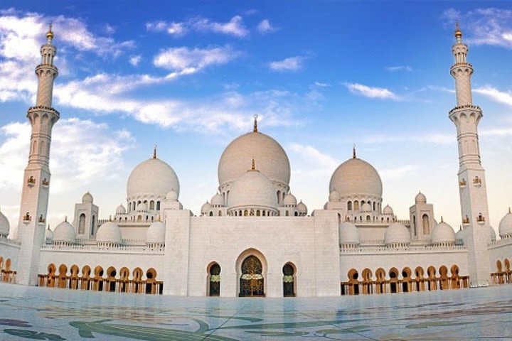 Visit Abu Dhabi Grand Mosque From Dubai image