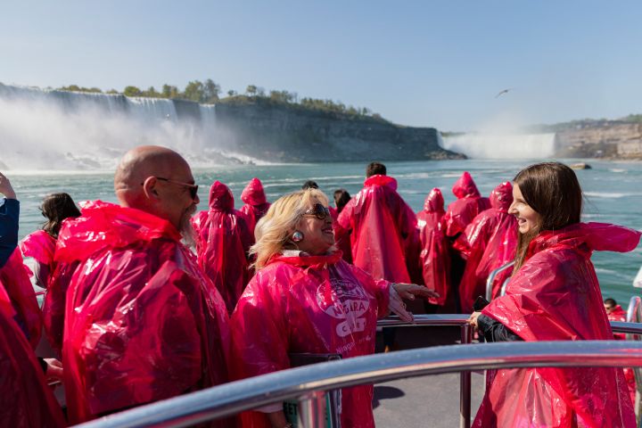 First On The Boat Niagara Falls & Behind The Falls image