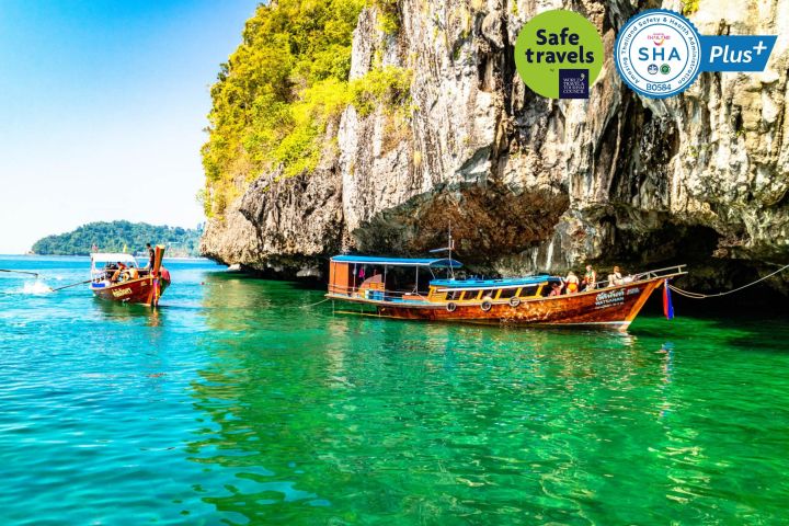 Lanta 4 Islands & Emerald Cave Snorkeling Tour image
