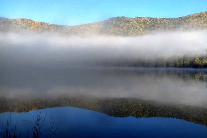 Morning photo tour at St. Anna volcanic lake image