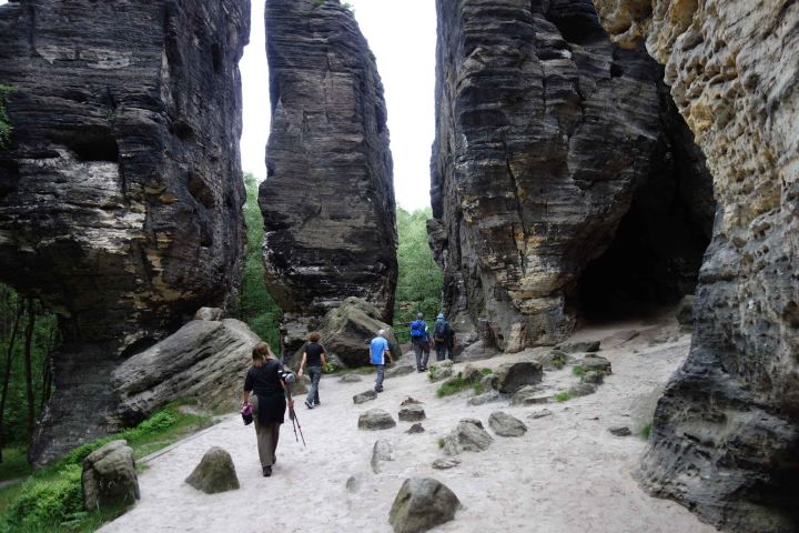 Dresden: Bastei Bridge and Tisa Walls Labyrinth with Lunch image