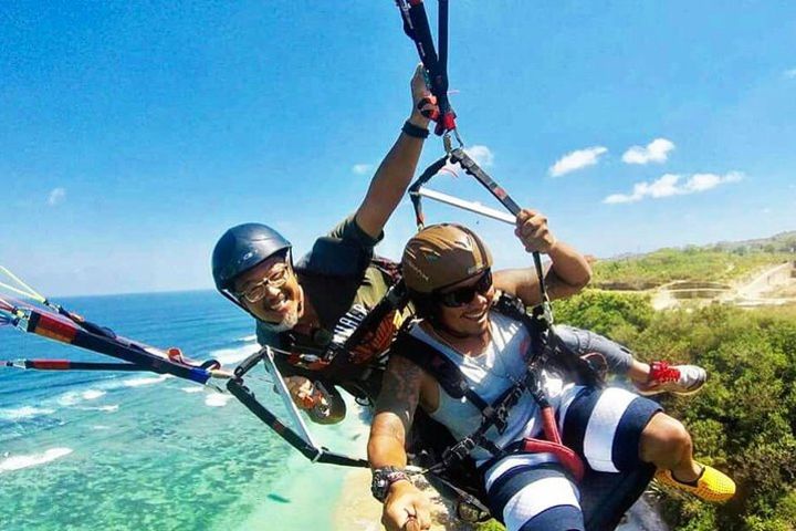 The Best Paragliding In Bali And Uluwatu Temple With Private Tour! image