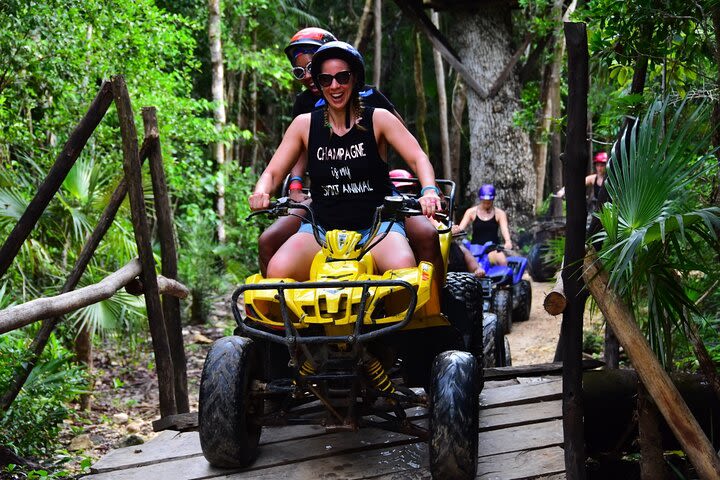 Extraordinary Combo Atv (shared) Cenote and Zip Line  image