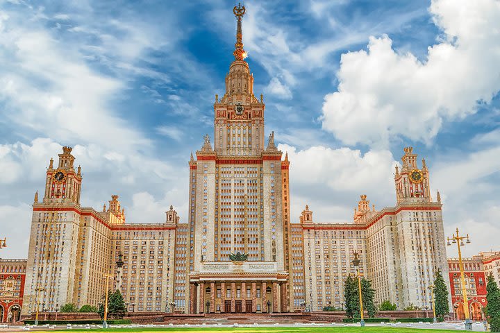 Stalin's skyscrapers private tour by transport (pick up and drop off included) image