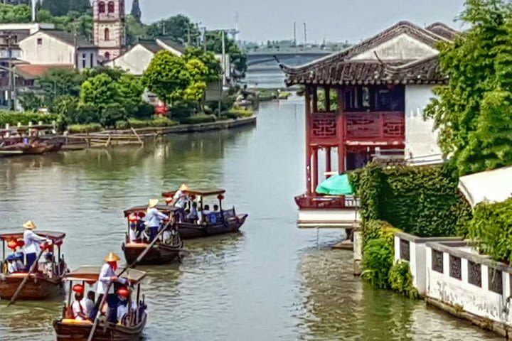 Private Zhujiajiao Ancient Town and Harmony Garden Day Tour with Gondola Ride image