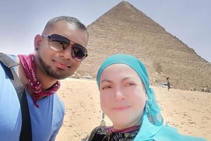 Giza Pyramids, Sphinx Private Tour from Airport and Drop off at Airport image