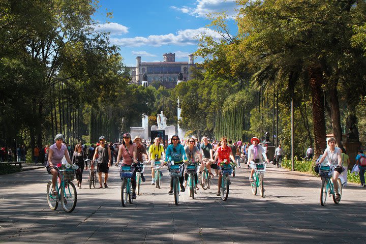 The Emperor Route, Chapultepec & Paseo de la Reforma Historical bike tour image