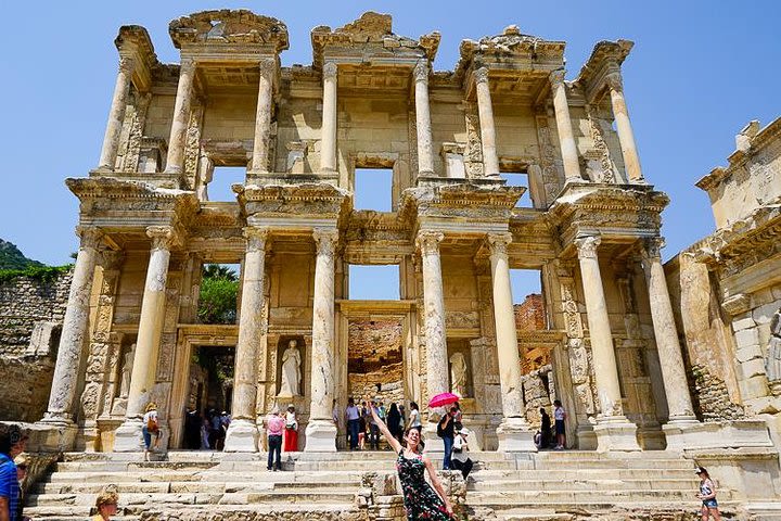 Ancient Ephesus & Ephesus Museum & St. John's Basilica Tour from Kusadasi image