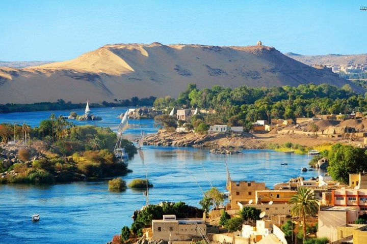 Nubian village in Aswan image