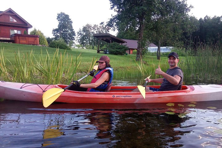 Full day kayaking down Šventoji river with lunch image