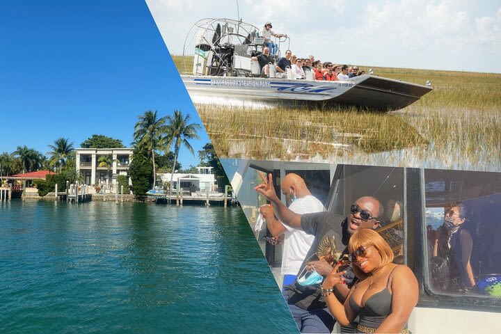 Combo:Miami City Sightseeing,90 Min Biscayne Bay Cruise+Everglades Airboat Tour  image