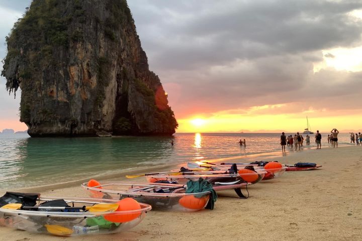Krabi Railay & Phra Nang Beach Kayaking with Glow Plankton image